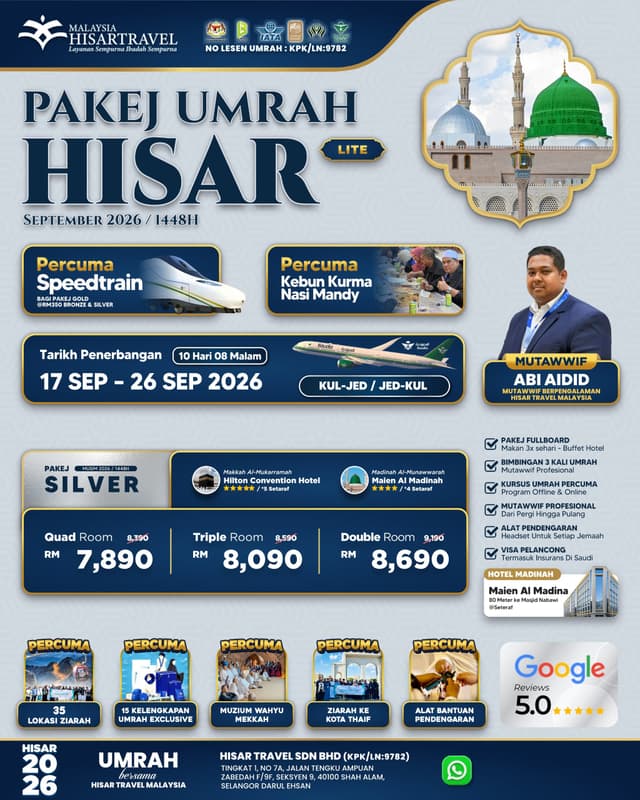 11. UMRAH 17 SEP 2026