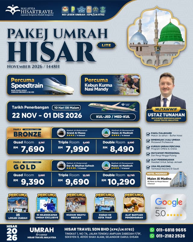 18. UMRAH 22 NOV 2026
