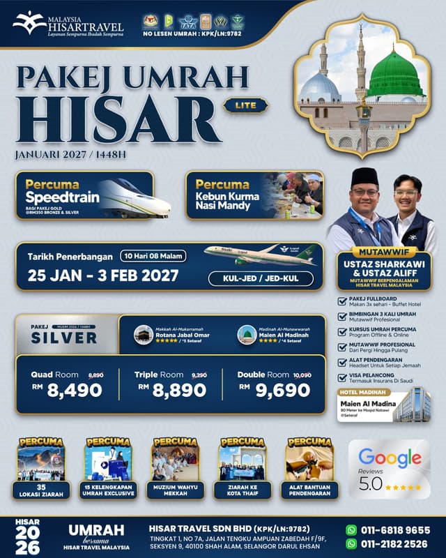 26. UMRAH HISAR LITE 25 JAN 2027