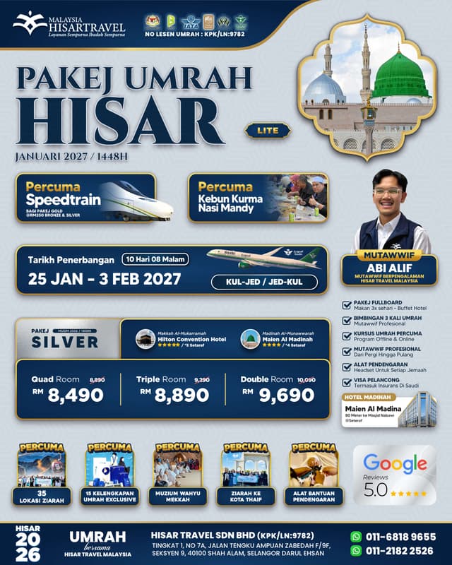 23. UMRAH 25 JAN 2027